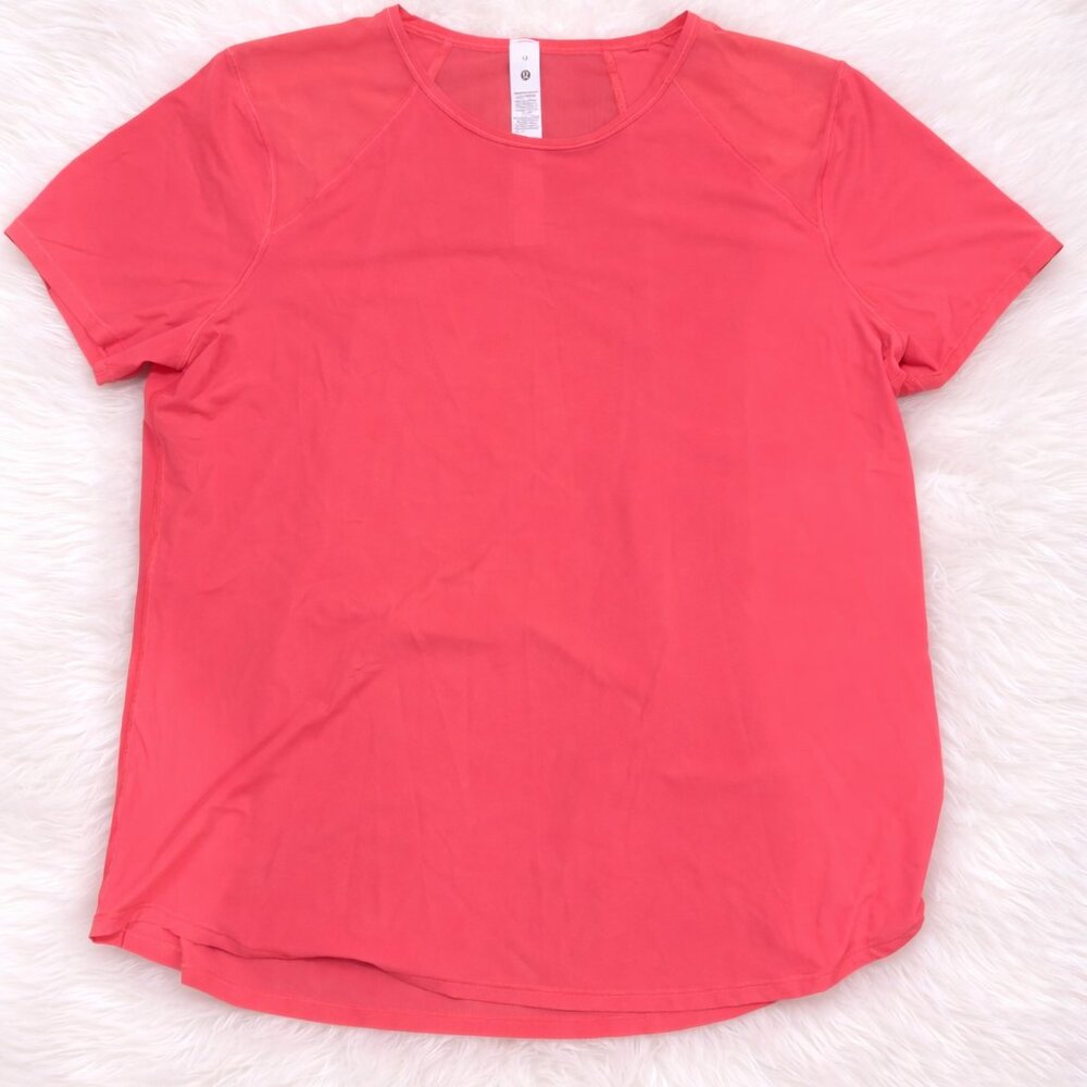 Lululemon Coral Sculpt Short Sleeve